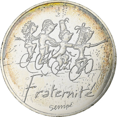 Francia, 
            
               10 Euro, 
            
               Sempé - Printemps - Fraternité