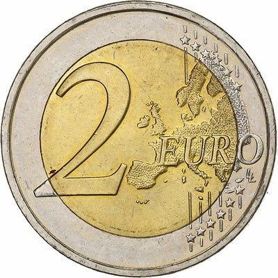 Grecia, 
            
               2 Euro, 
            
               European Monetary Union