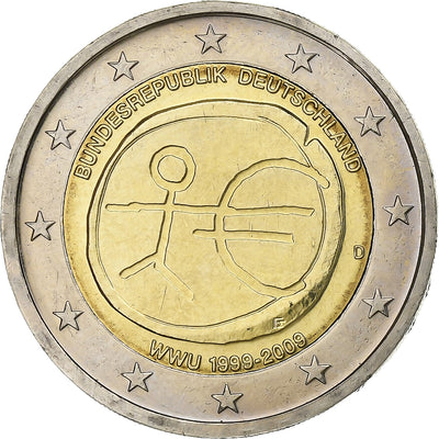 Alemania, 
            
               2 Euro, 
            
               European Monetary Union