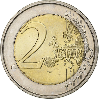 Bélgica, 
            
               2 Euro, 
            
               European Monetary Union