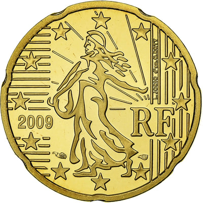 Francia, 
            
               20 Euro Cent, 
            
               2009