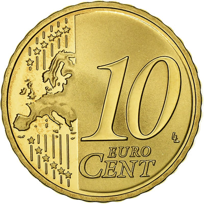 Francia, 
            
               10 Euro Cent, 
            
               2010