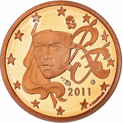 Francia, 
            
               Euro Cent, 
            
               2011