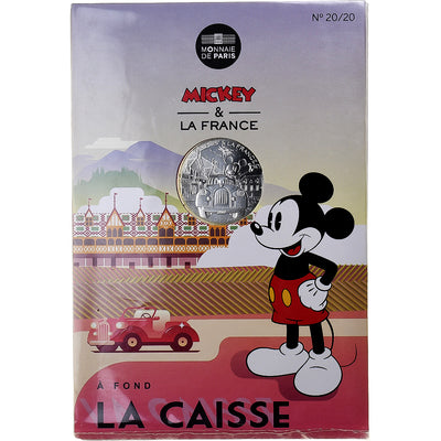 Francia, 
            
               10 Euro, 
            
               Mickey À fond la caisse