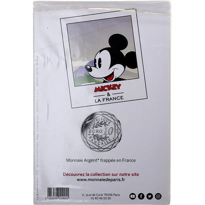 Francia, 
            
               10 Euro, 
            
               Mickey À fond la caisse