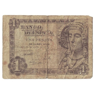 Billete, 
            
               1 Peseta, 
            
               1948