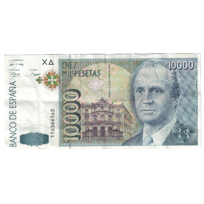 Billete, 
            
               10, 
            
              000 Pesetas