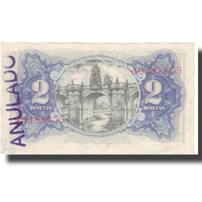 Billete, 
            
               2 Pesetas, 
            
               España