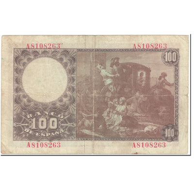 Billete, 
            
               100 Pesetas, 
            
               1948