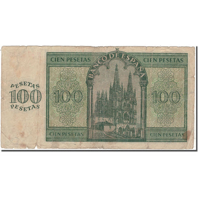 Billete, 
            
               100 Pesetas, 
            
               1936