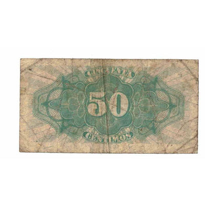 Billete, 
            
               50 Centimos, 
            
               1937