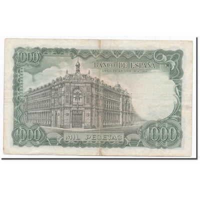 Billete, 
            
               1000 Pesetas, 
            
               1971