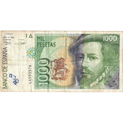 1000 Pesetas, 
            
               1992, 
            
               España