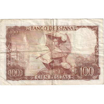 100 Pesetas, 
            
               1965, 
            
               España