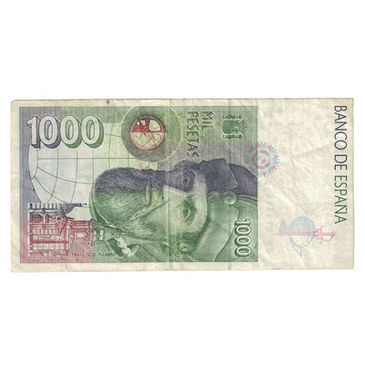 Billete, 
            
               1000 Pesetas, 
            
               1992