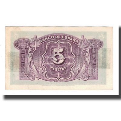 Billete, 
            
               5 Pesetas, 
            
               1935 (1936)