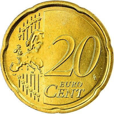 Italia, 
            
               20 Euro Cent, 
            
               2008