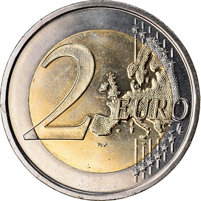 Eslovenia, 
            
               2 Euro, 
            
               10 ans de l'Euro