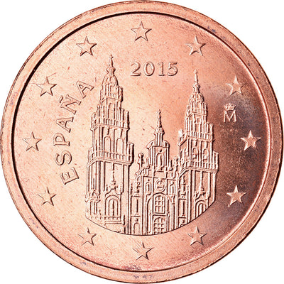 España, 
            
               2 Euro Cent, 
            
               2015