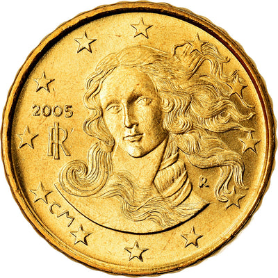 Italia, 
            
               10 Euro Cent, 
            
               2005