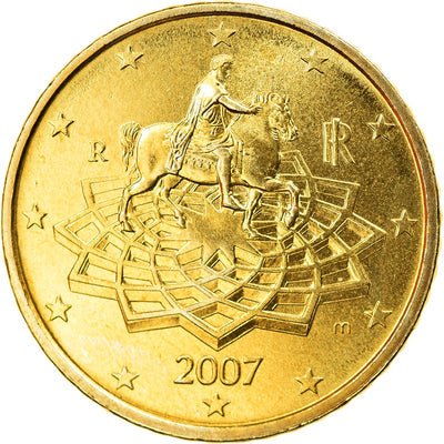 Italia, 
            
               50 Euro Cent, 
            
               2007