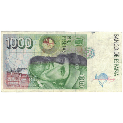 Billete, 
            
               1000 Pesetas, 
            
               España