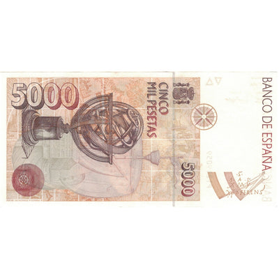 Billete, 
            
               5000 Pesetas, 
            
               1992