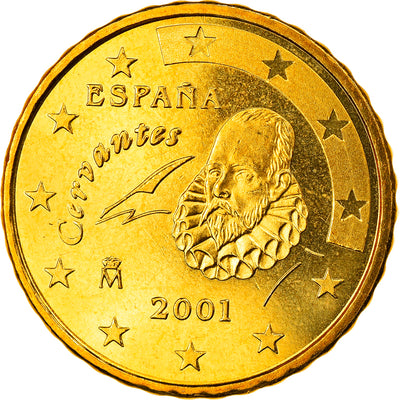 España, 
            
               10 Euro Cent, 
            
               2001