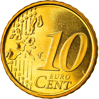 España, 
            
               10 Euro Cent, 
            
               2001