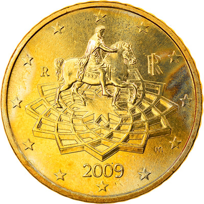 Italia, 
            
               50 Euro Cent, 
            
               2009