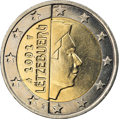 Luxemburgo, 
            
               2 Euro, 
            
               2002