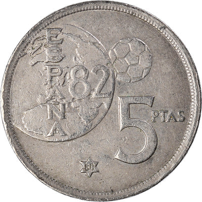 España, 
            
               5 Pesetas, 
            
               1980(80)