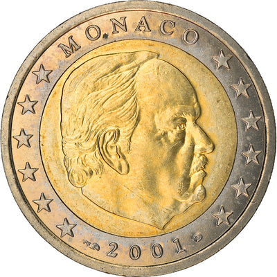 Mónaco, 
            
               2 Euro, 
            
               2001